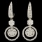 18K Gold 1.43ctw Diamond Earrings