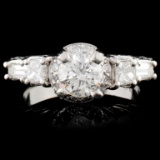 Platinum 1.35ctw Diamond Ring