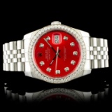 Rolex DateJust 116234 SS 1.35ct Diamond 36MM Watch