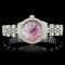 Rolex SS DateJust Ladies Diamond Wristwatch