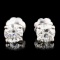 14K Gold 0.58ctw Diamond Earrings