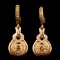 14K Gold 0.61ctw Diamond Earrings