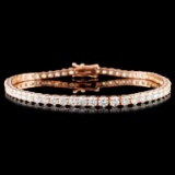 14K Gold 5.20ctw Diamond Bracelet