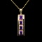 14K Gold 2.25ctw Amethyst Pendant