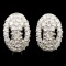 18K Gold 1.96ctw Diamond Earrings