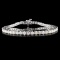 14K White Gold 4.00ctw Diamond Bracelet