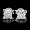 14K Gold 0.64ctw Diamond Earrings