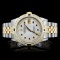 Rolex YG/SS DateJust Diamond 36MM Watch