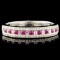 14K Gold 0.19ct Ruby & 0.25ctw Diamond Ring