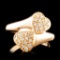 14K Gold 0.18ctw Diamond Ring