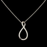 14K Gold 0.14ctw Diamond Pendant