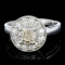 14K Gold 1.25ctw Diamond Ring