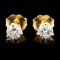 14K Gold 0.46ctw Diamond Earrings