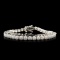 14K Gold 7.59ctw Diamond Bracelet