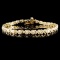 14K Yellow Gold 1.00ct Diamond Bracelet