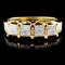 18K Yellow Gold 0.62ctw Diamond Ring