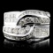 18K White Gold 2.18ctw Diamond Ring