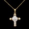 14K Gold 0.27ctw Diamond Pendant