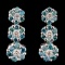 18K Gold 1.75ctw Diamond Earrings