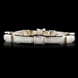 18K Gold 8.82ctw Diamond Bracelet