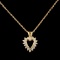 14K Gold 0.36ctw Diamond Pendant