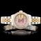 Rolex YG/SS DateJust Diamond Ladies Wristwa