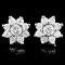 14K Gold 1.24ctw Diamond Earrings