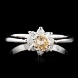 14K Gold 0.71ctw Diamond Ring