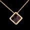 14K Gold 1.65ctw Garnet Pendant