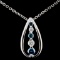 14K Gold 0.31ctw Fancy Diamond Pendant