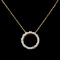 14K Gold 0.23ctw Diamond Pendant