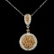 14K Gold 1.90ctw Diamond Necklace