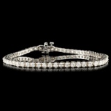 14K Gold 4.18ctw Diamond Bracelet