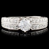 14K Gold 1.12ctw Diamond Ring