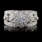 18K White Gold 1.26ctw Diamond Ring