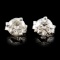 14K Gold 0.77ctw Diamond Earrings