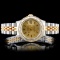 Rolex YG/SS DateJust 2.00ct Diamond Ladies Wristwa