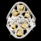 18K Gold 1.33ctw Fancy Color Diamond Ring