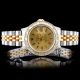 Rolex YG/SS DateJust 2.00ct Diamond Ladies Wristwa