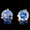 14K Gold 2.82ctw Tanzanite Earrings