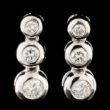 14K Gold 0.50ctw Diamond Earrings