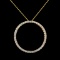 14K Gold 2.80ctw Diamond Pendant