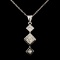 14K Gold 0.64ctw Diamond Pendant