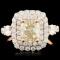 18K Gold 2.11ctw Diamond Ring