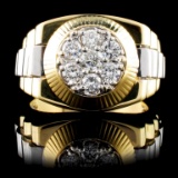 14K Gold 0.91ctw Diamond Ring