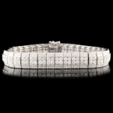 14K Gold 7.00ctw Diamond Bracelet