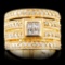 14K Gold 0.78ctw Diamond Ring