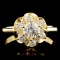 14K Gold 0.84ctw Diamond Ring