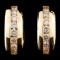 14K Gold 1.31ctw Diamond Earrings