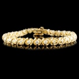 14K Gold 2.00ctw Diamond Bracelet